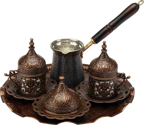DEMMEX Turkish Greek Arabic Coffee Full Set - Closed Cups