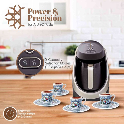 ETHNIQ Automatic Turkish Coffee Machine - Capacity