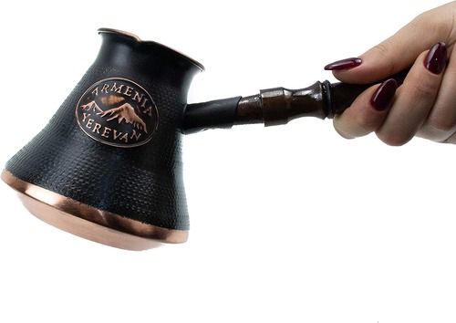 HandCraftoria Handmade Armenian Coffee Pot - Handle Grip