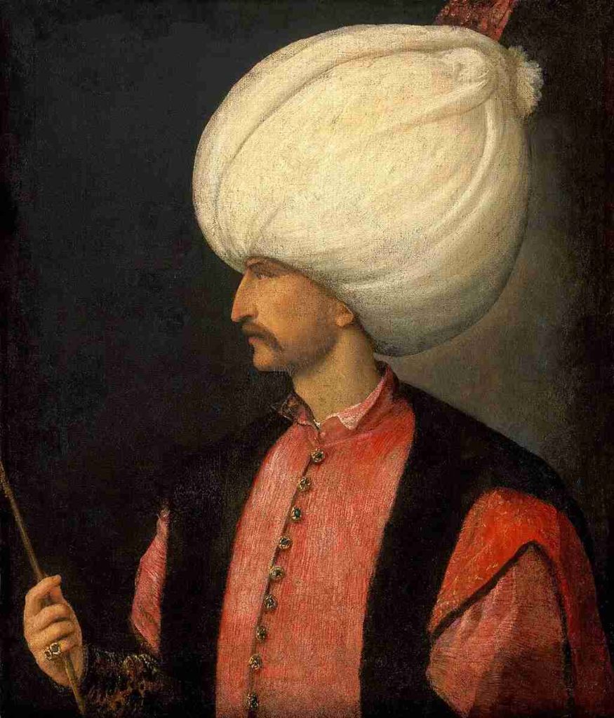 Painting of Sultan Suleiman the Magnificent