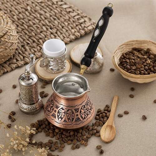 Erbulus Turkish Greek Coffee Pot Coffee Grinder