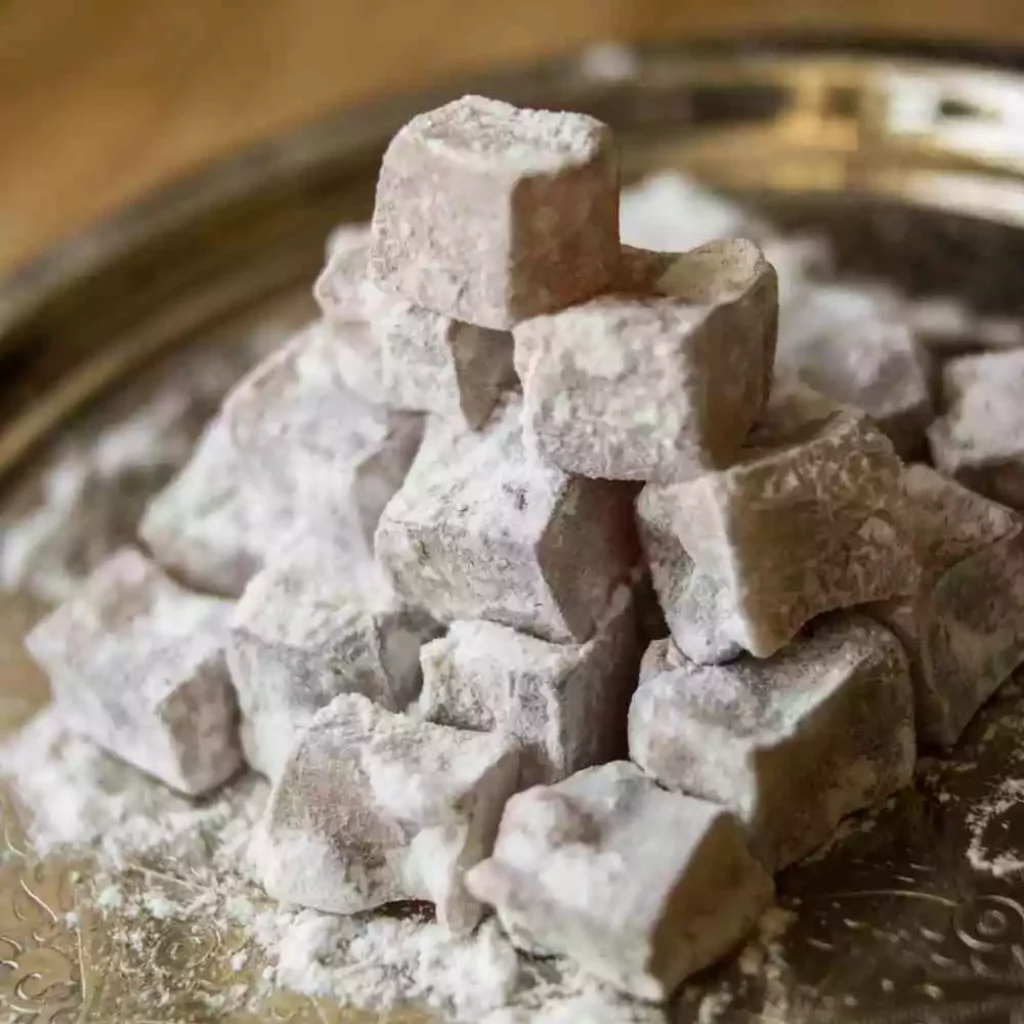 a pyramid of Turkish delights